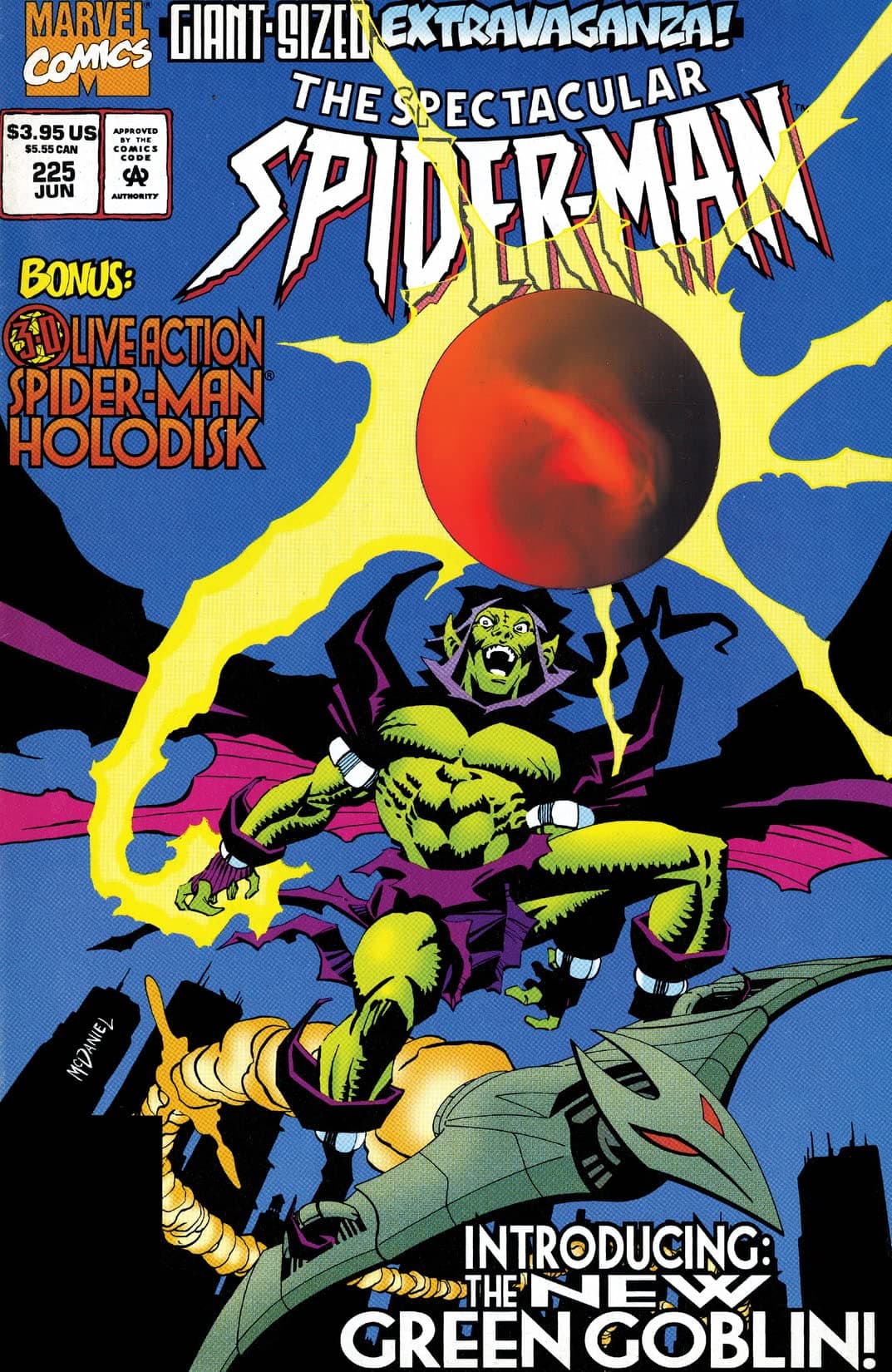 The Spectacular Spider-Man #225 cover