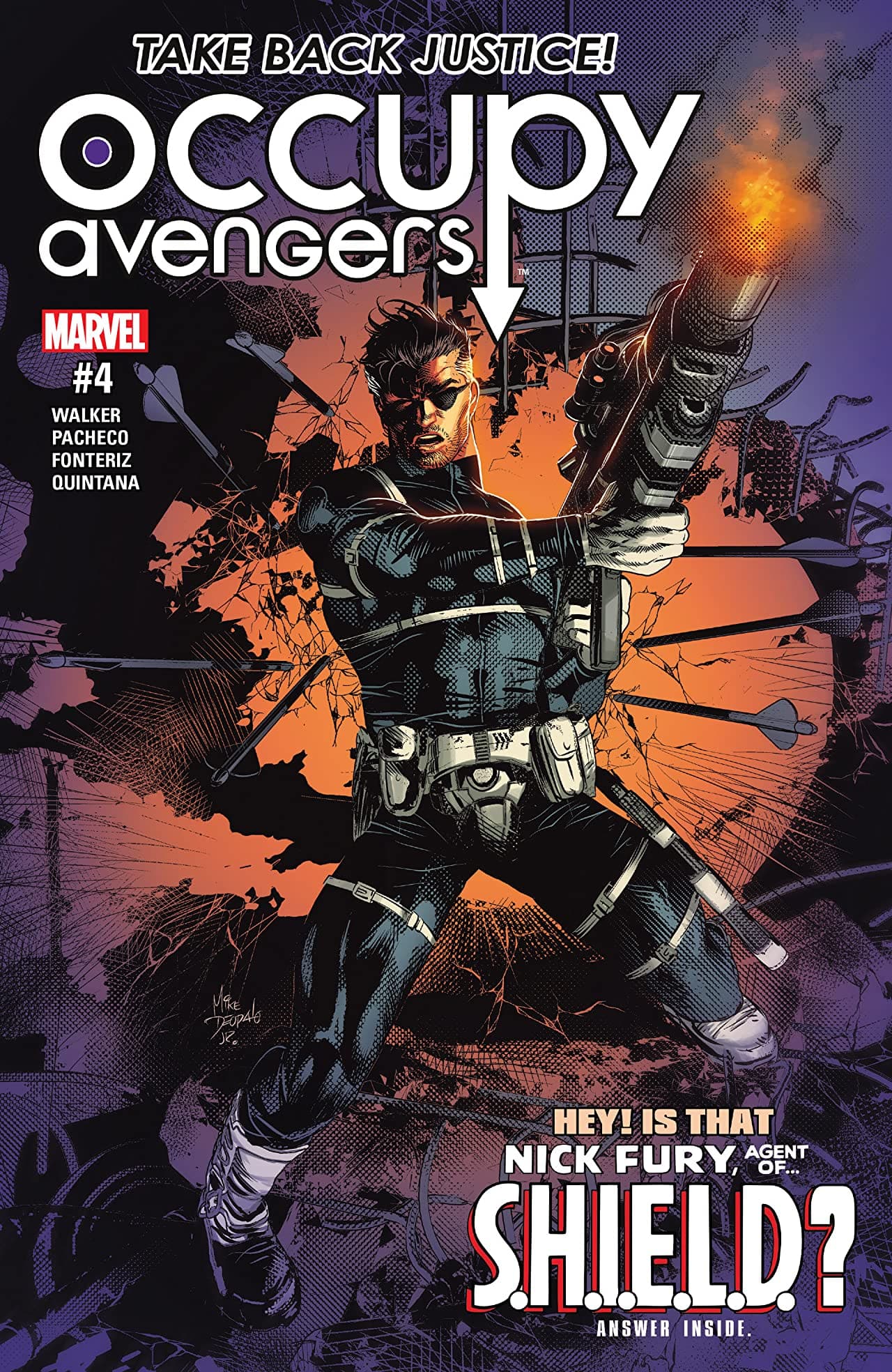 Occupy Avengers #4 cover