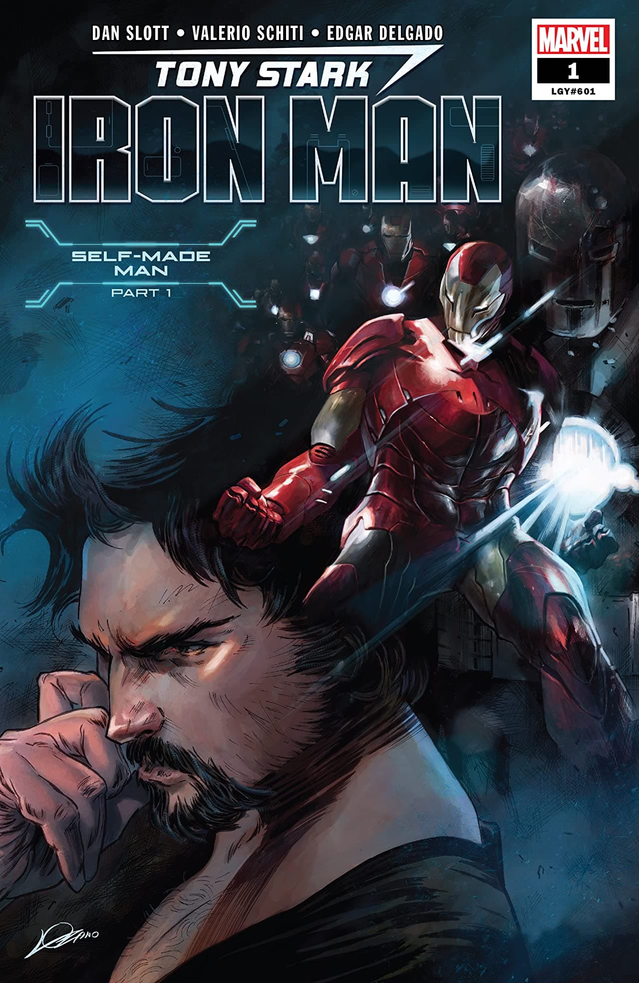 Tony Stark: Iron Man #1 cover