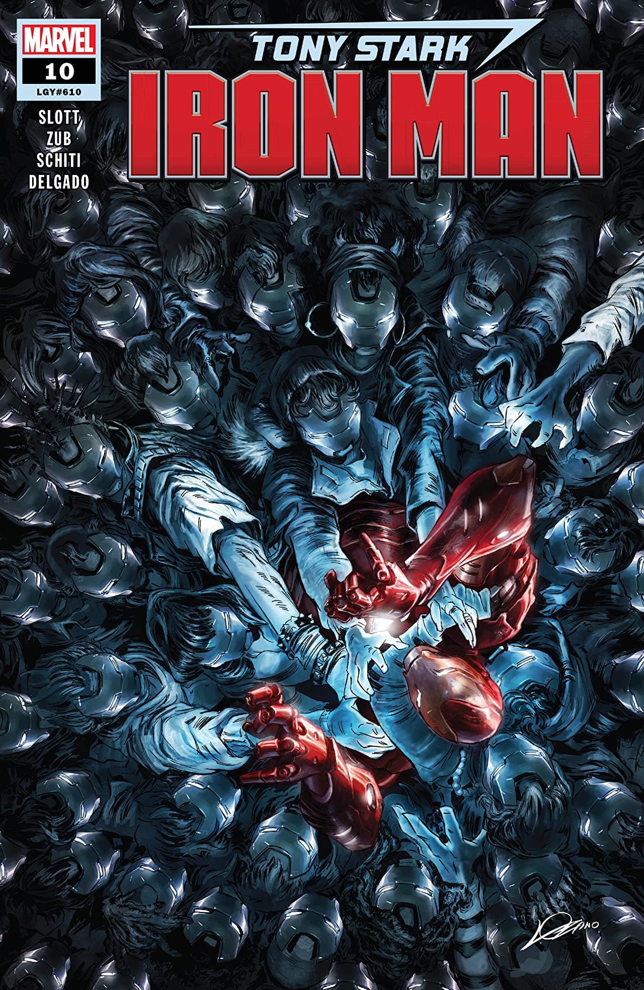 Tony Stark: Iron Man #10 cover