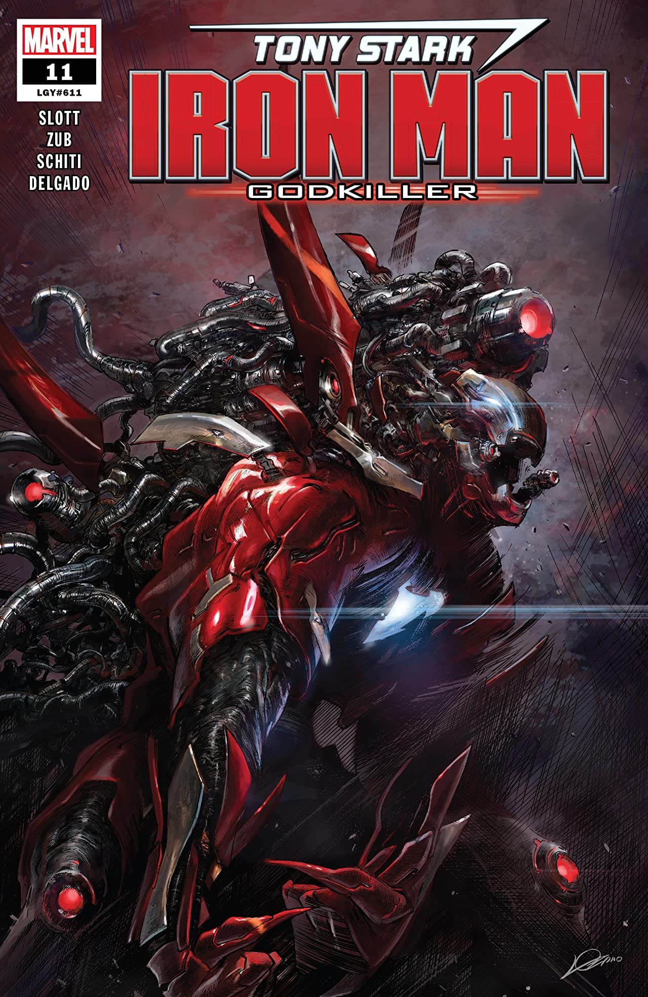 Tony Stark: Iron Man #11 cover