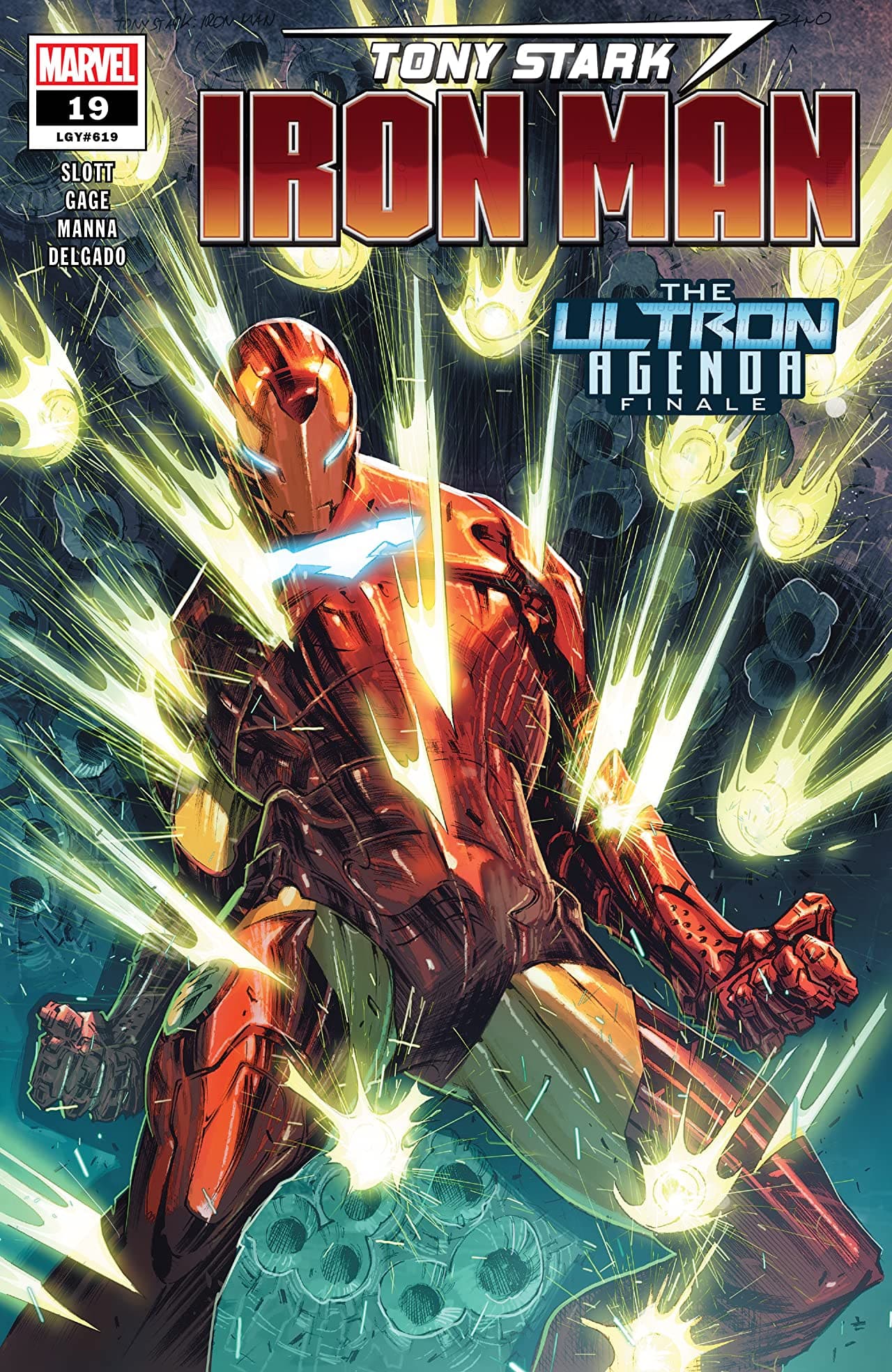 Tony Stark: Iron Man #19 cover