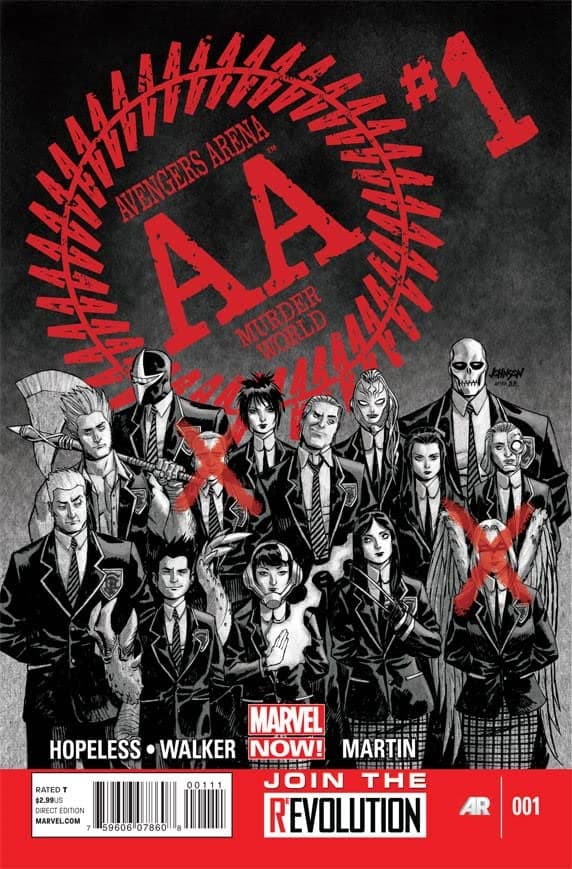 Avengers Arena #1 cover