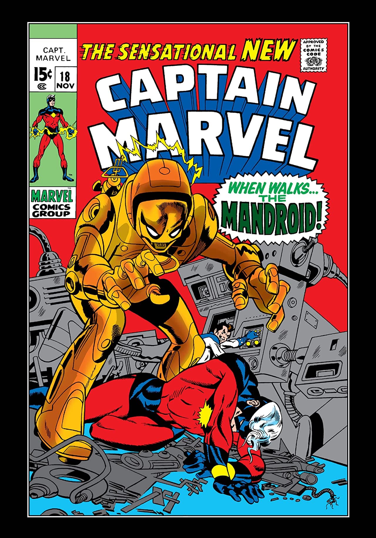 Captain Marvel #18 cover