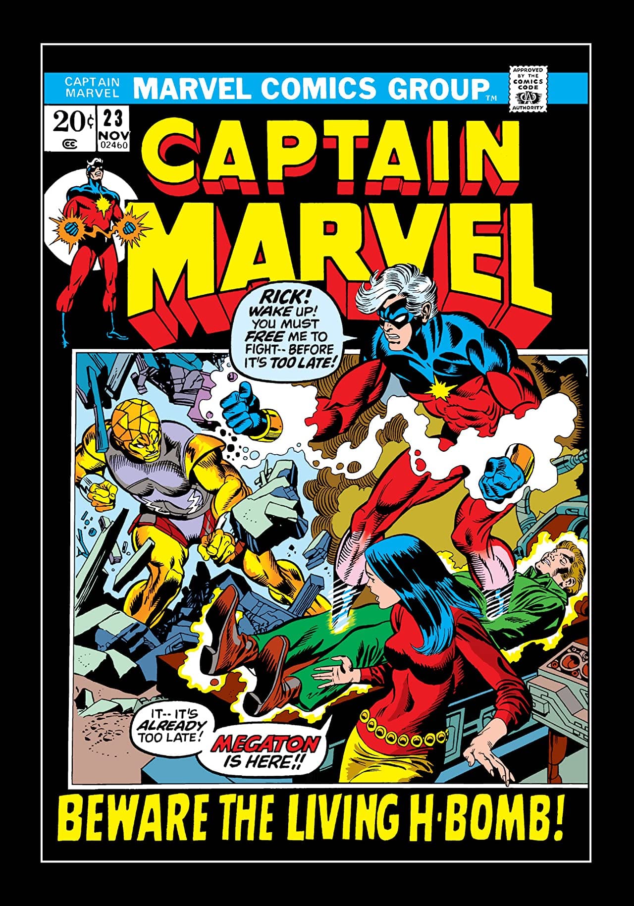 Captain Marvel #23 cover