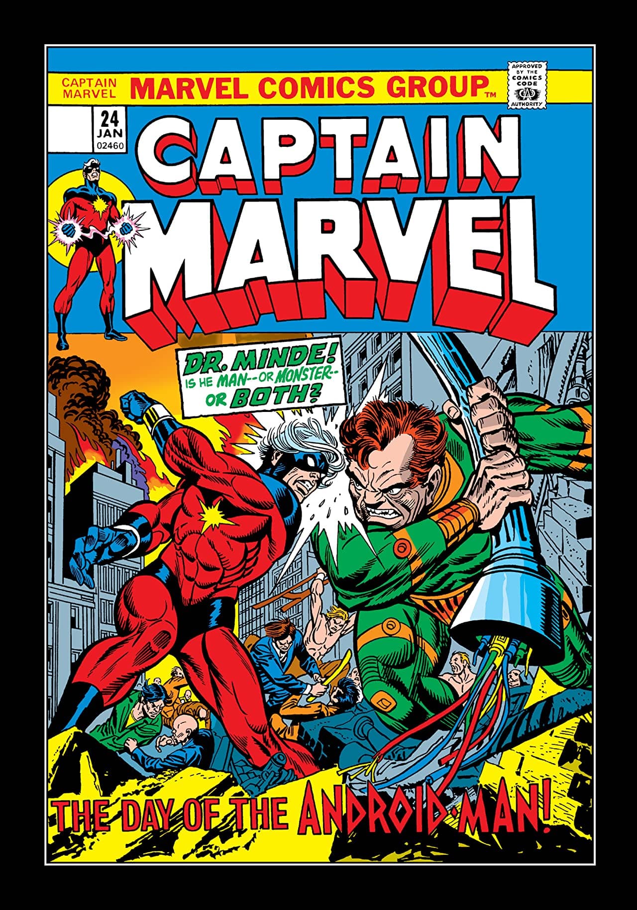 Captain Marvel #24 cover