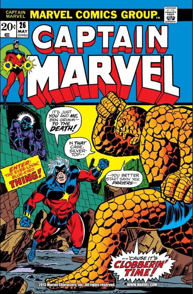 Captain Marvel #26 cover
