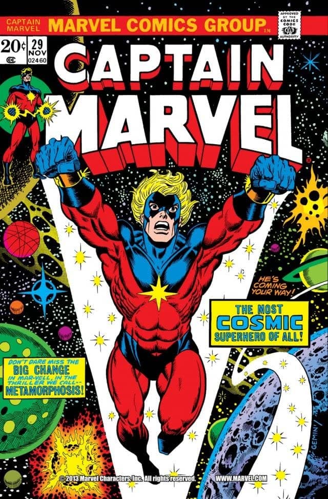 Captain Marvel #29 cover