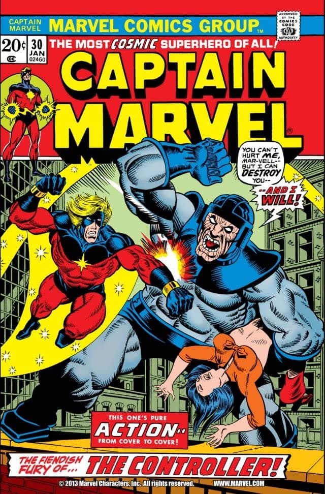 Captain Marvel #30 cover