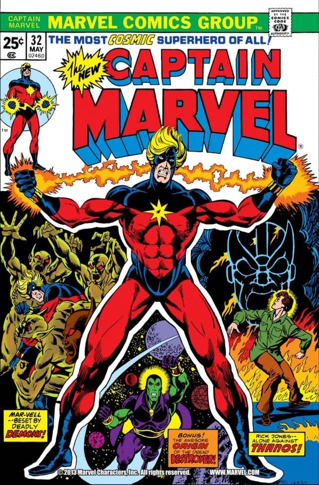 Captain Marvel #32 cover