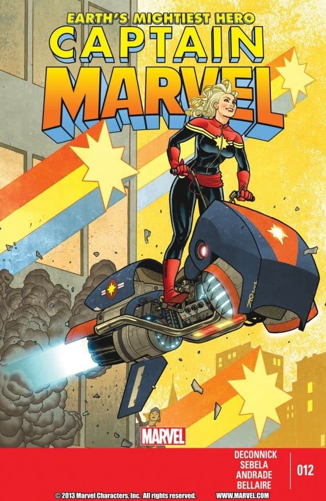 Captain Marvel #12 cover