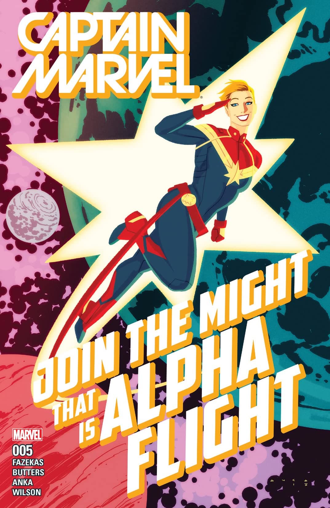 Captain Marvel #5 cover