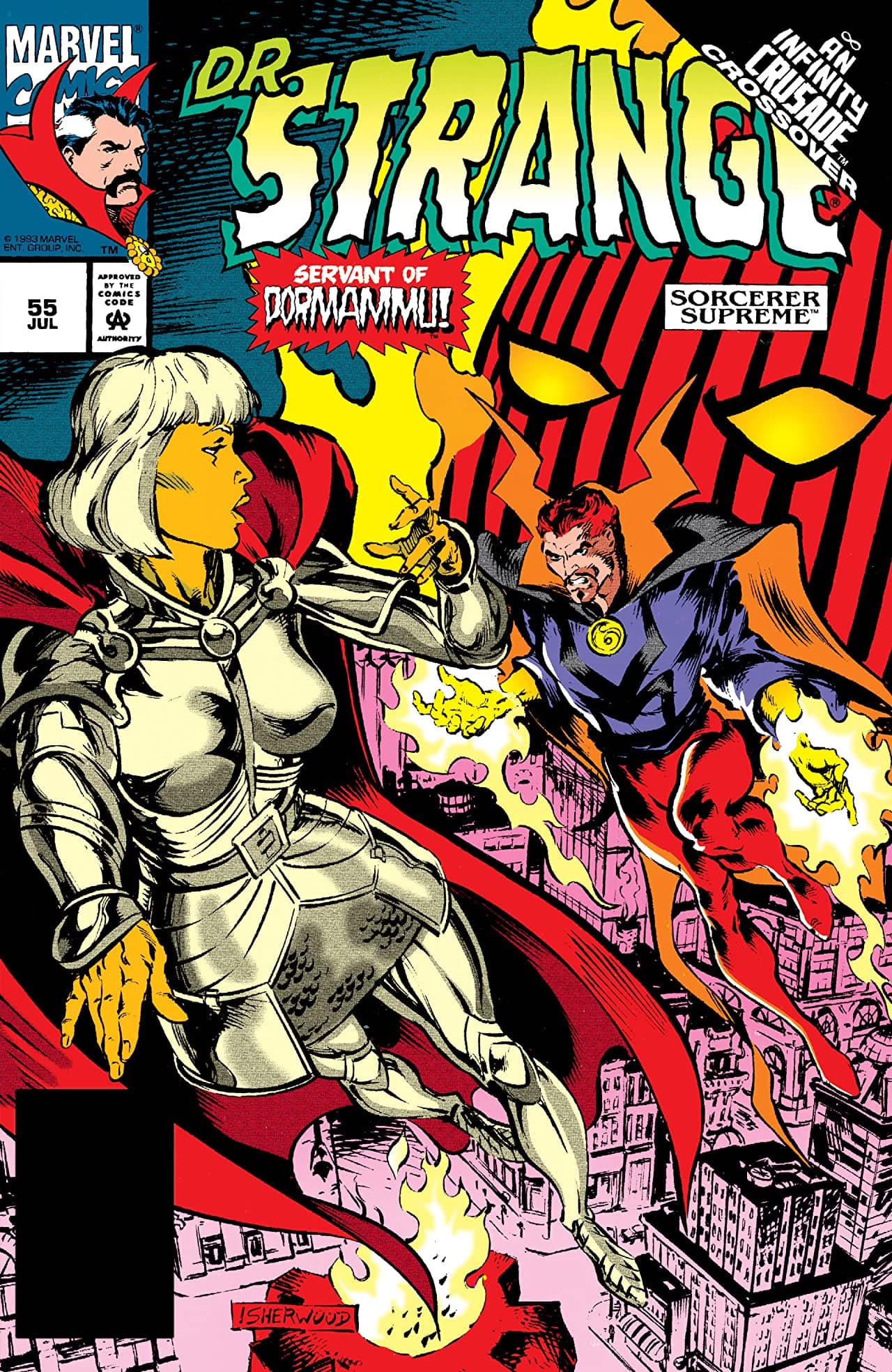 Doctor Strange, Sorcerer Supreme #55 cover