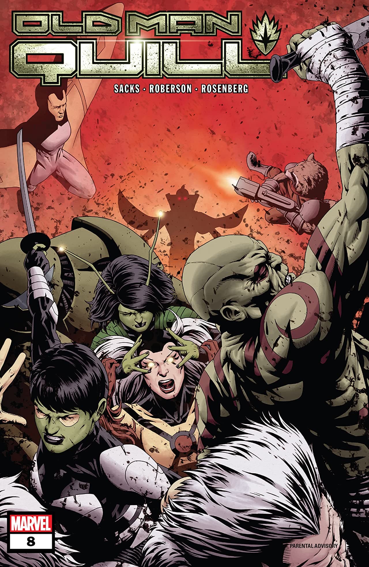 Old Man Quill #8 cover