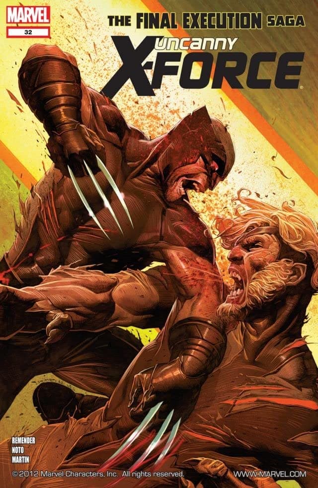 Uncanny X-Force #32 cover