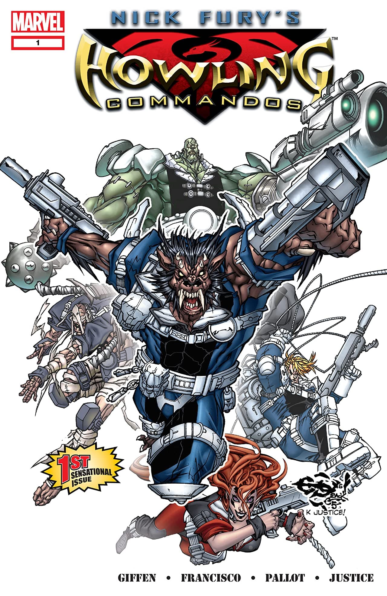 Nick Fury's Howling Commandos #1 cover