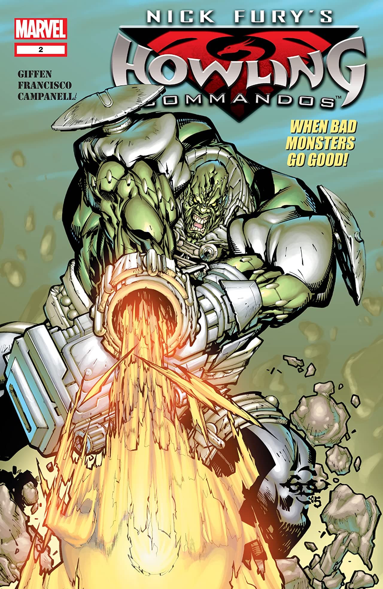 Nick Fury's Howling Commandos #2 cover