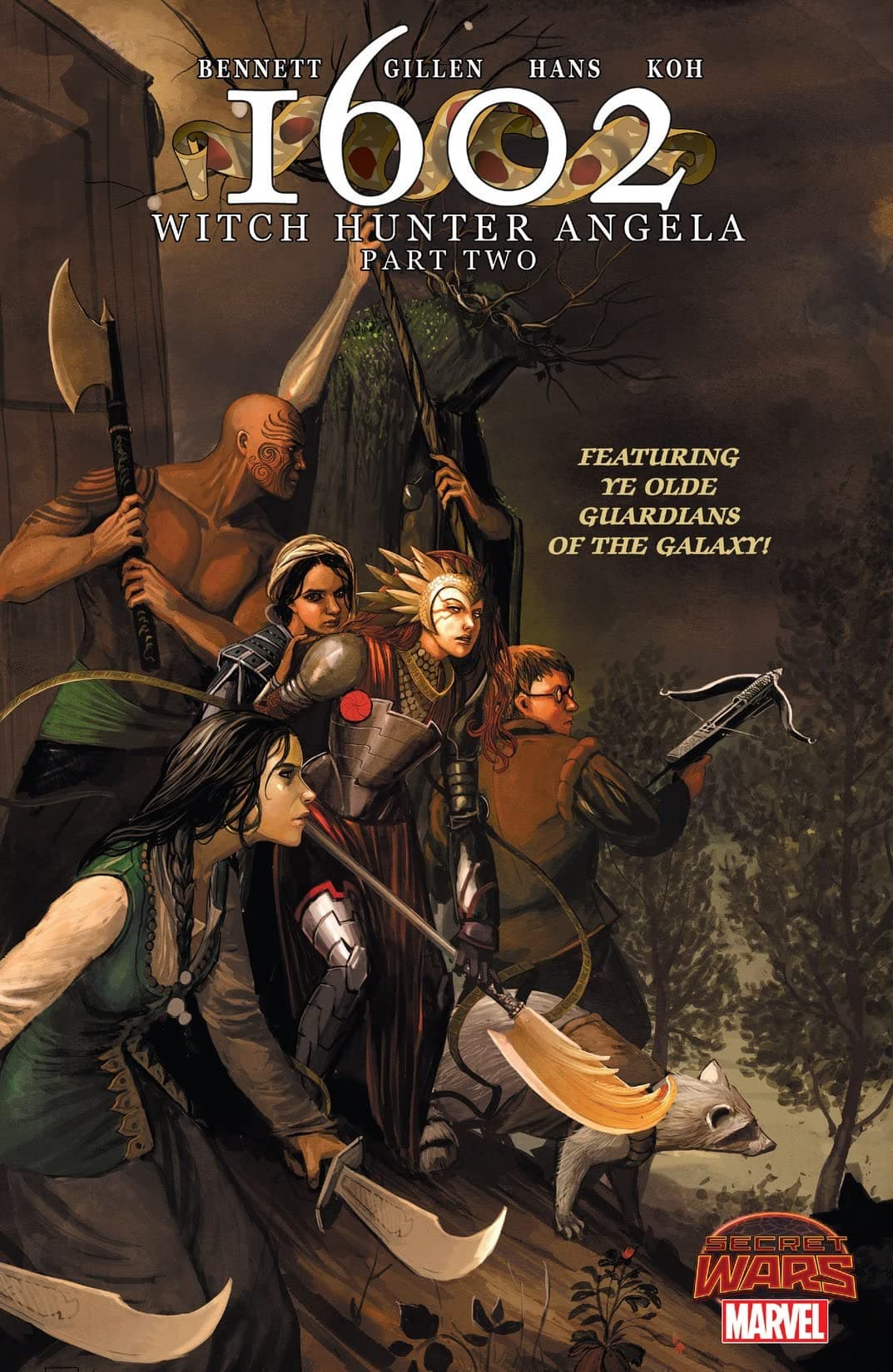 1602 Witch Hunter Angela #2 cover