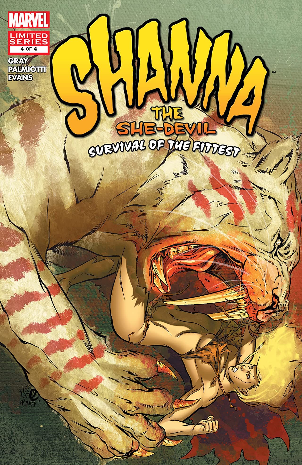Shanna the She-Devil: Survival of the Fittest #4 cover