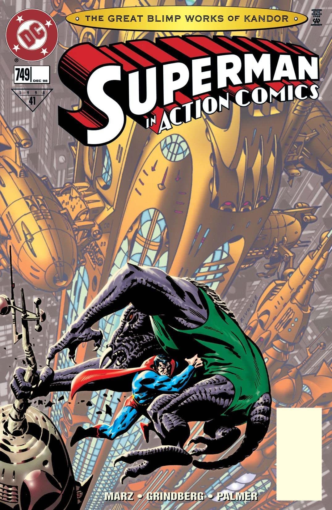 Action Comics #749 cover