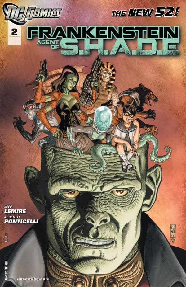 Frankenstein, Agent of S.H.A.D.E. #2 cover