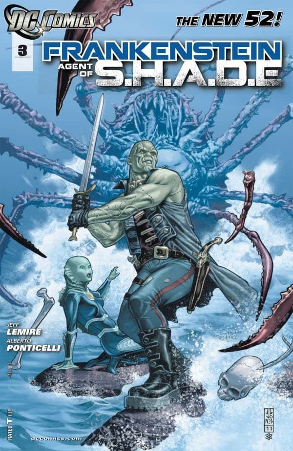 Frankenstein, Agent of S.H.A.D.E. #3 cover
