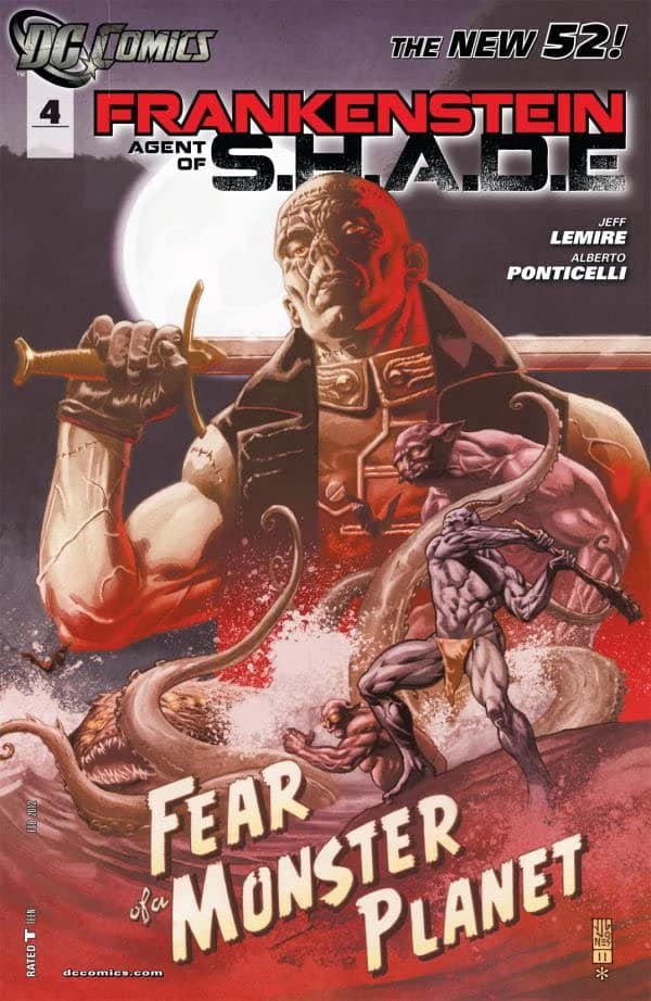 Frankenstein, Agent of S.H.A.D.E. #4 cover
