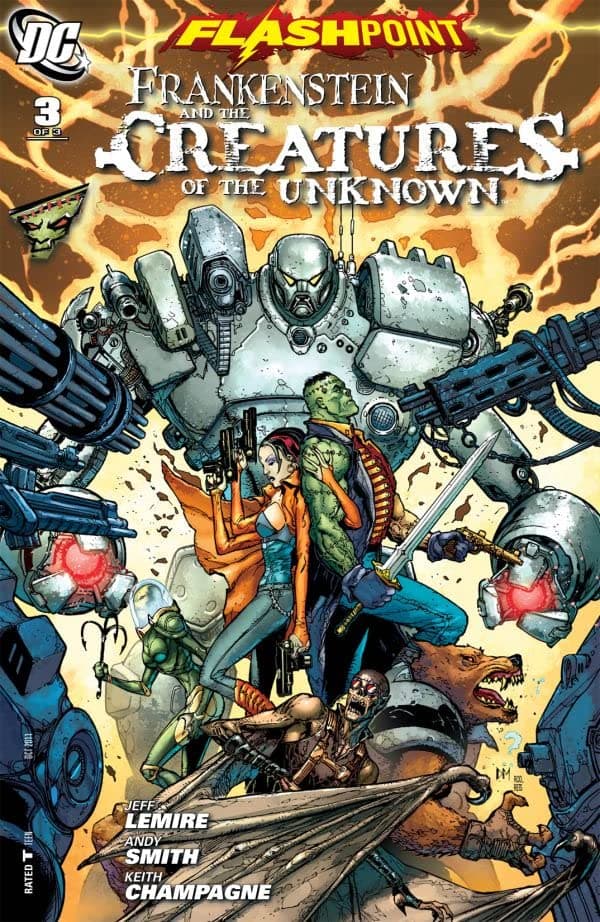 Flashpoint: Frankenstein & the Creatures of the Unknown #3 cover