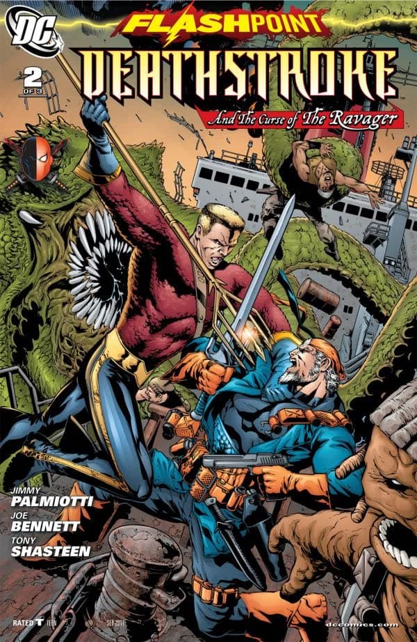 Flashpoint: Deathstroke & the Curse of the Ravager #2 cover