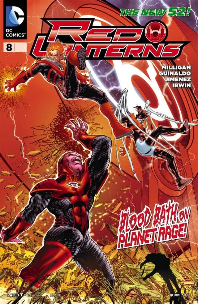 Red Lanterns #8 cover