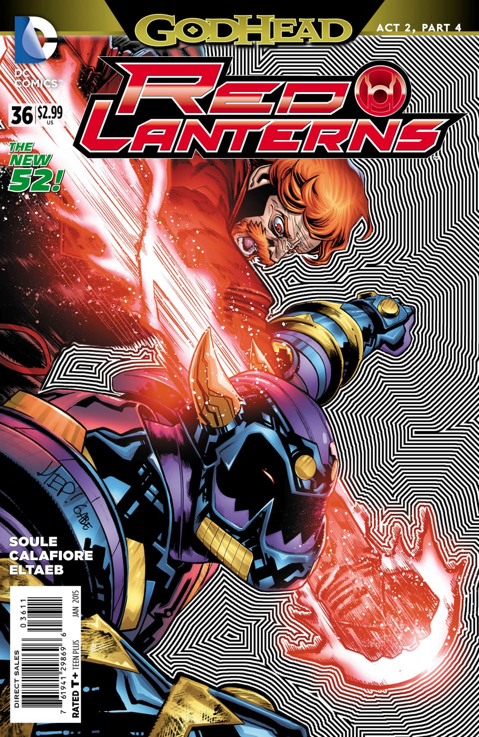 Red Lanterns #36 cover