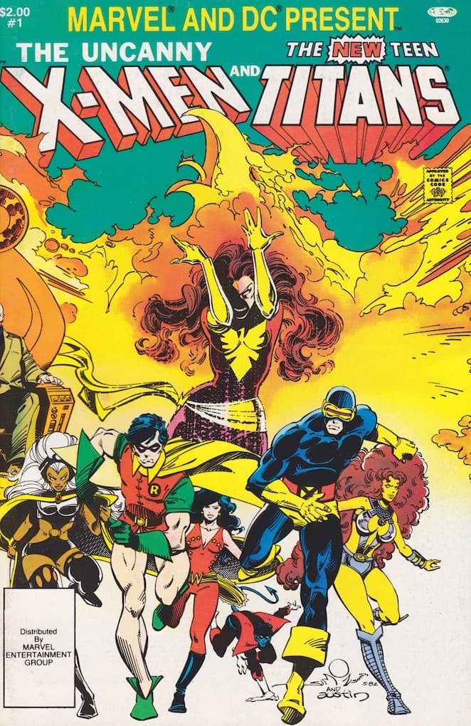Marvel and DC Present Featuring the Uncanny X-Men and the New Teen Titans #1 cover