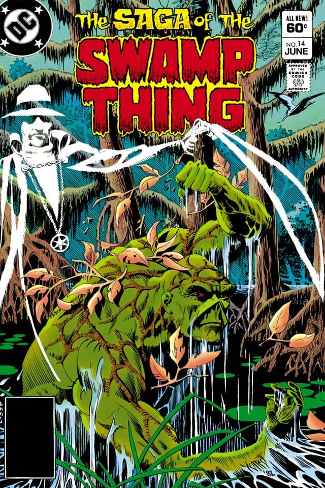 The Saga of Swamp Thing #14 cover