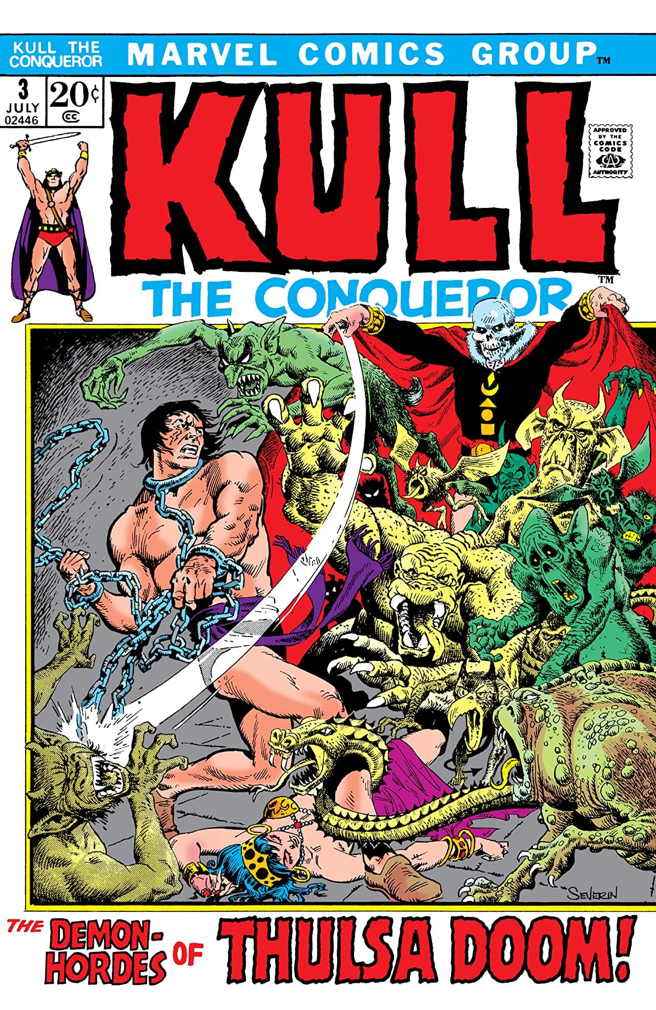 Kull, the Conqueror #3 cover