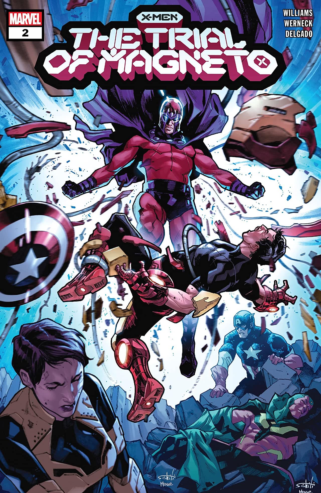 X-Men: The Trial of Magneto #2 cover