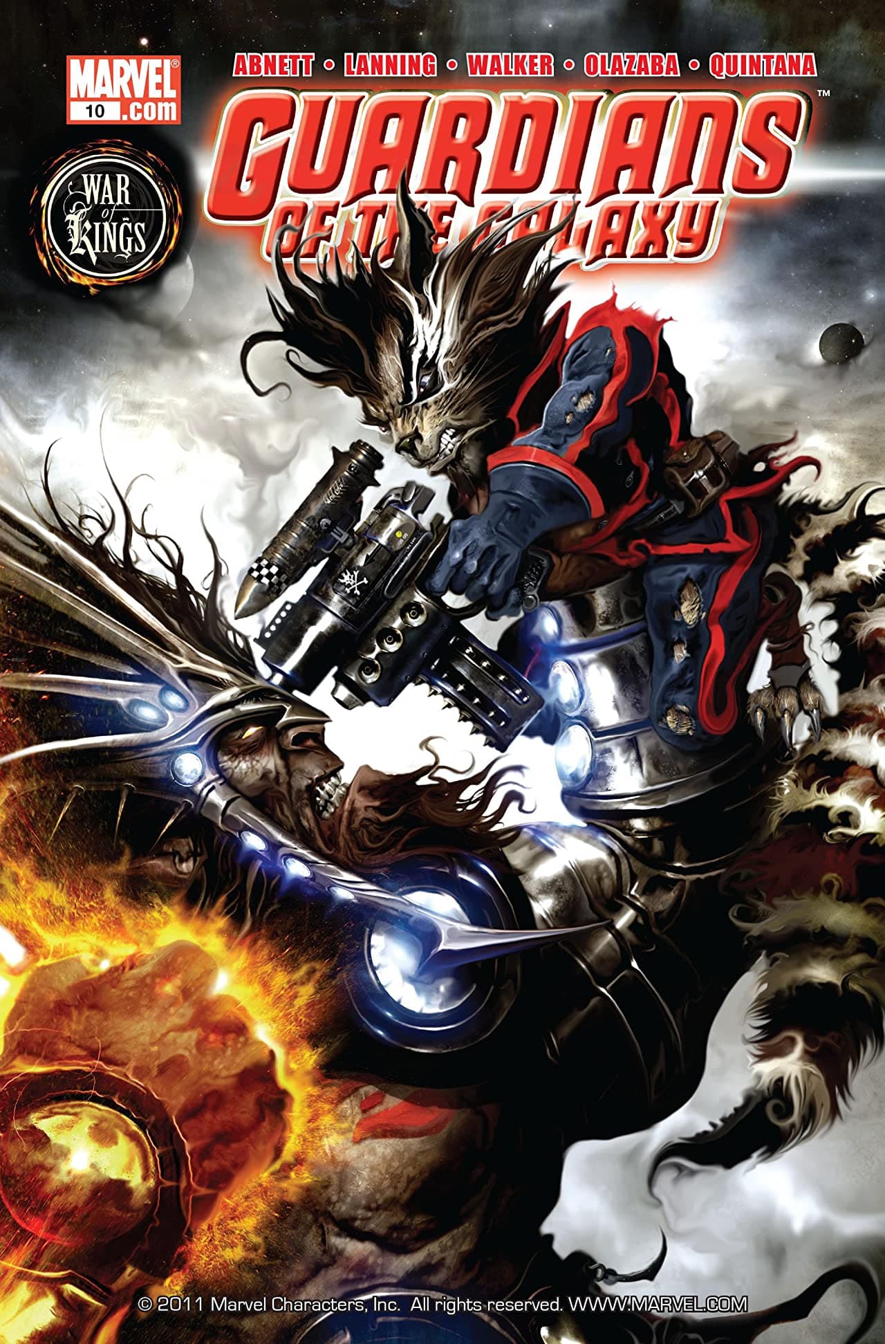 Guardians of the Galaxy #10 cover