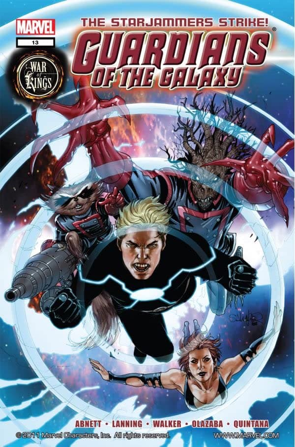 Guardians of the Galaxy #13 cover