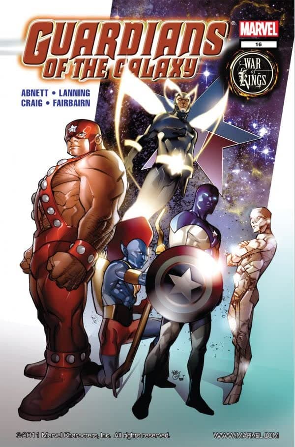 Guardians of the Galaxy #16 cover