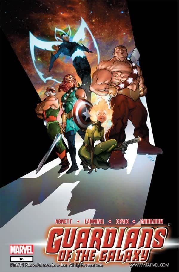 Guardians of the Galaxy #18 cover