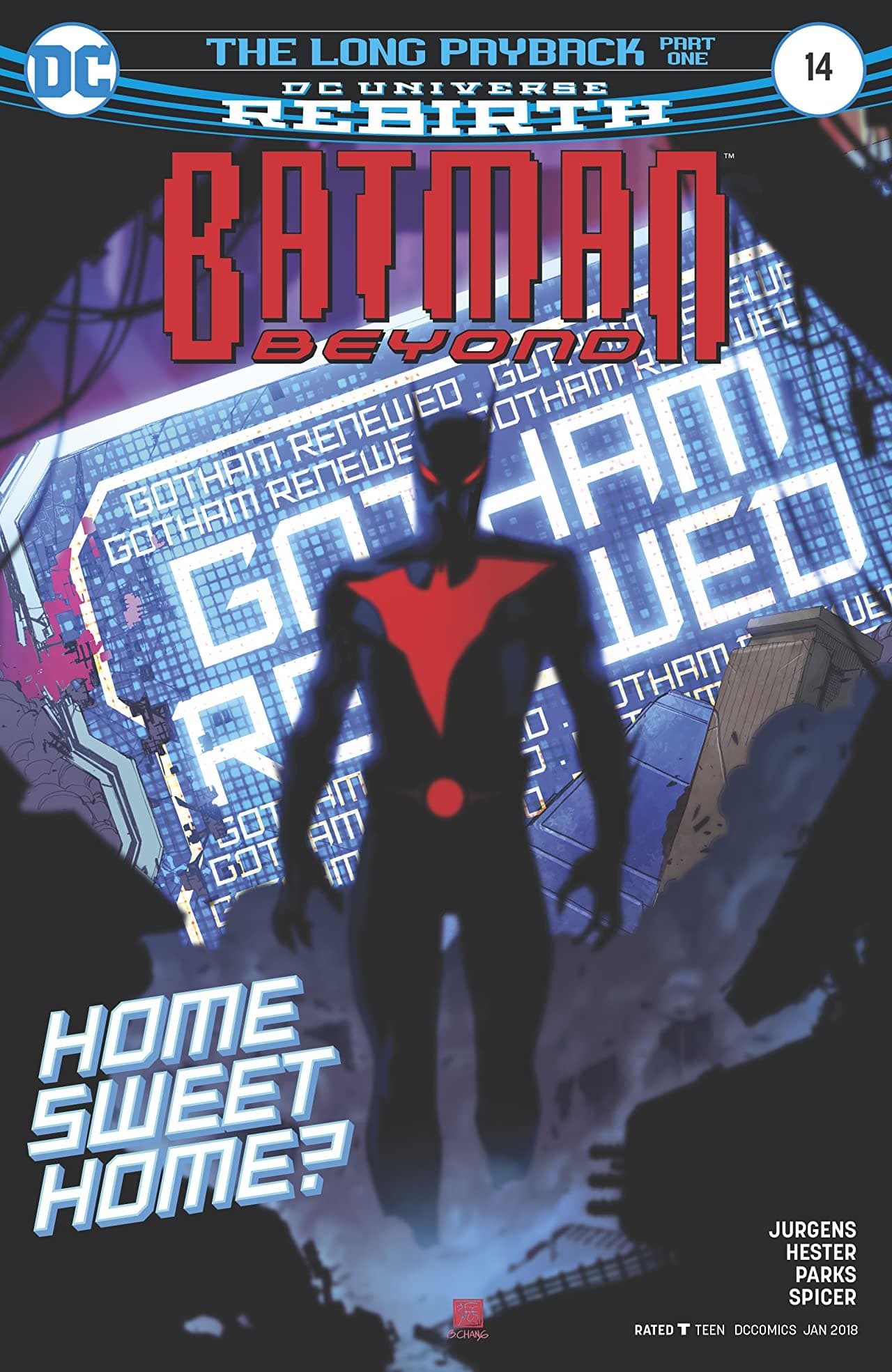 Batman Beyond #14 cover