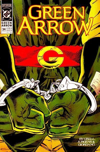 Green Arrow #34 cover