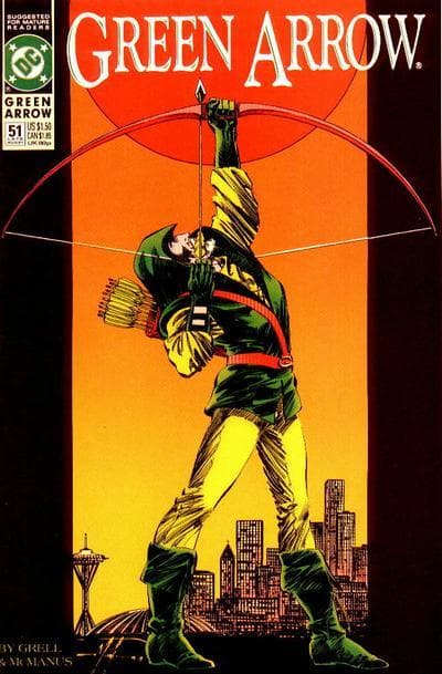 Green Arrow #51 cover