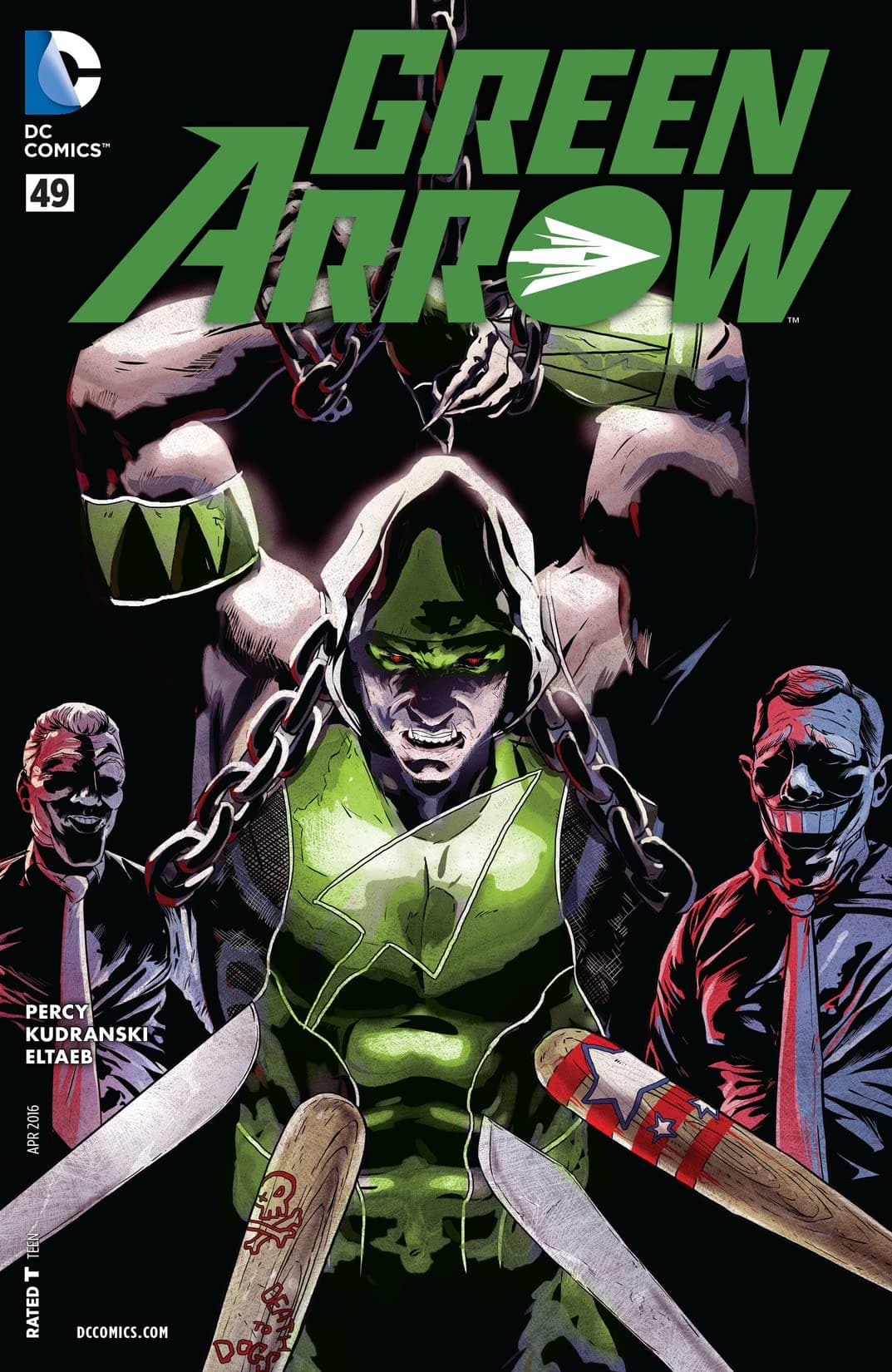 Green Arrow #49 cover