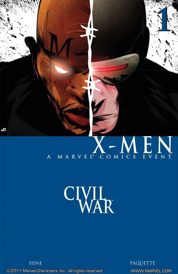 Civil War: X-Men #1 cover