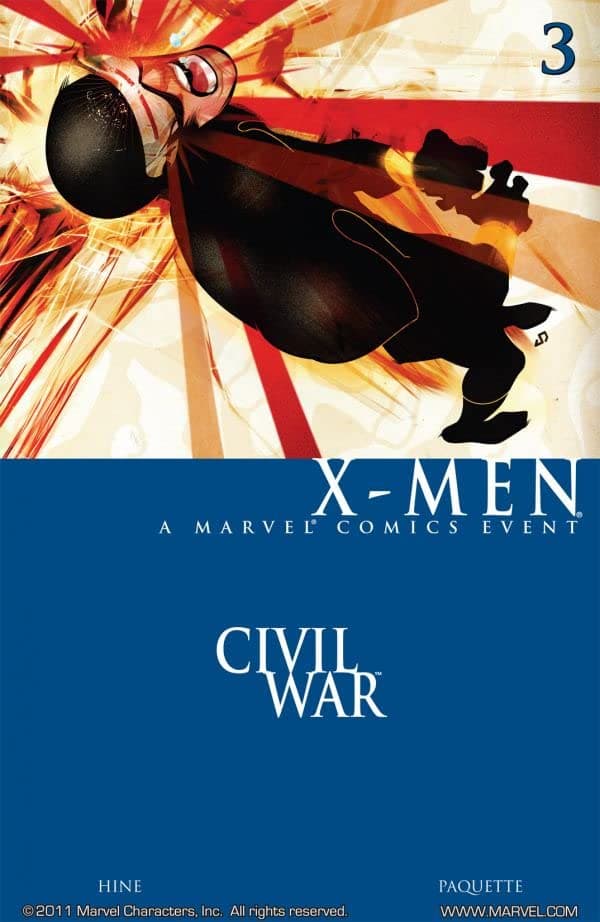 Civil War: X-Men #3 cover