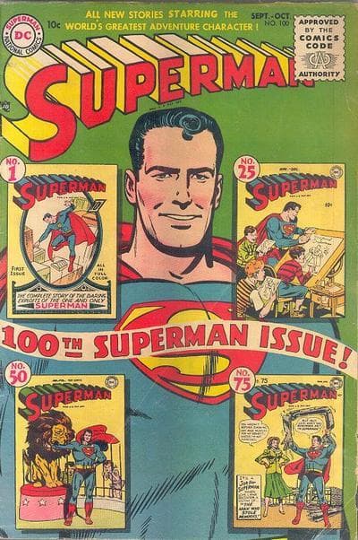 Superman #100 cover