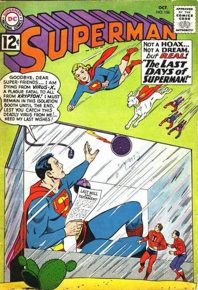 Superman #156 cover