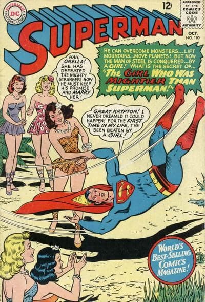 Superman #180 cover