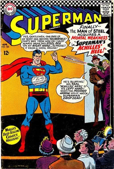 Superman #185 cover