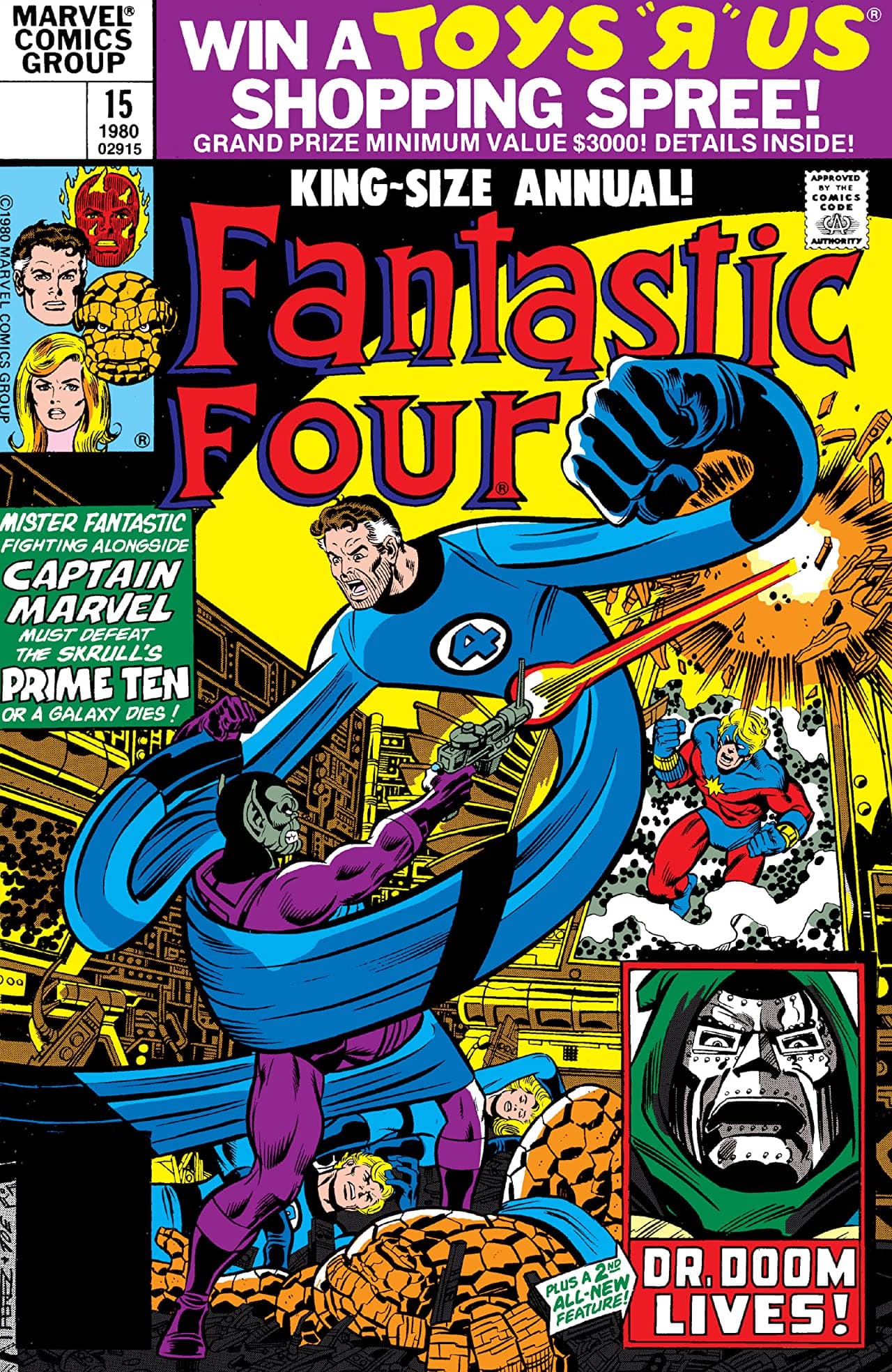 Fantastic Four Annual #15 cover